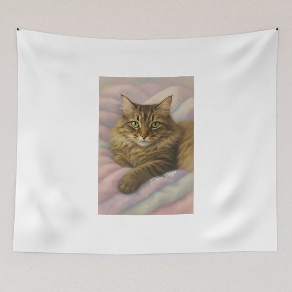 Item preview, Domestic Longhair Tabby #1 designed and sold by Peterson Designs.