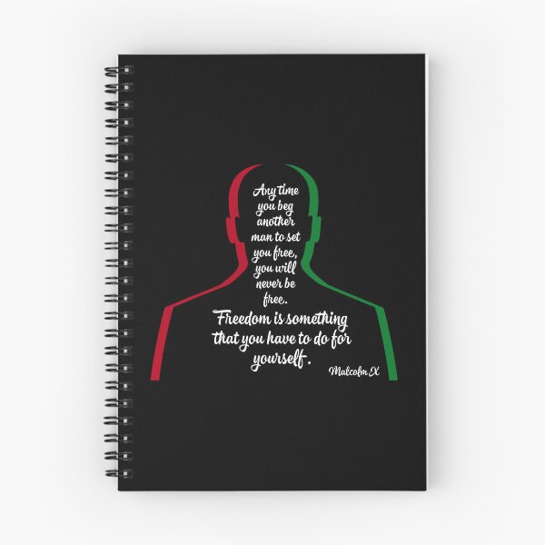 Item preview, Malcolm X | Freedom Is Something You Have To Do For Yourself | Malcolm X Quotes  designed and sold by TeesByAngelzB.