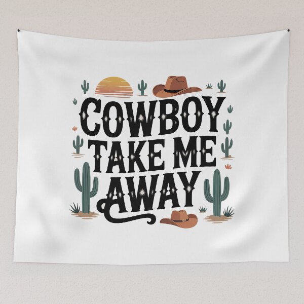 Item preview, Cowboy Take Me Away designed and sold by graphic-genie.
