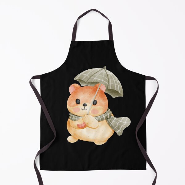 Item preview, Cute hamster with Umbrella and Scarf Design designed and sold by Pe.peach.