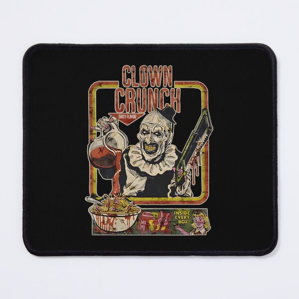 Item preview, Clown Crunch Horror - Terrifier Inspired Creepy Cereal Art the Clown, Scary Movie, Horror designed and sold by cloudline-scb.