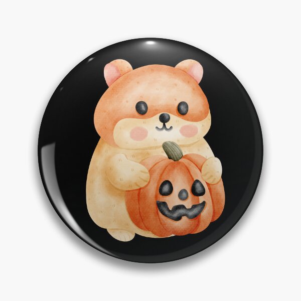 Item preview, Cute hamster Jack-o'-Lantern Design designed and sold by Pe.peach.
