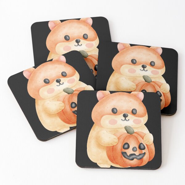 Item preview, Cute hamster Jack-o'-Lantern Design designed and sold by Pe.peach.