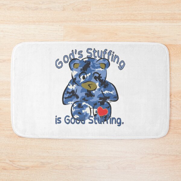 Item preview, God's Stuffing Is Good Stuffing BLUE CAMO Teddy Bear designed and sold by TerScott.