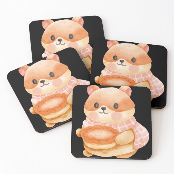 Item preview, Cute hamster with Pie and Scarf Design designed and sold by Pe.peach.
