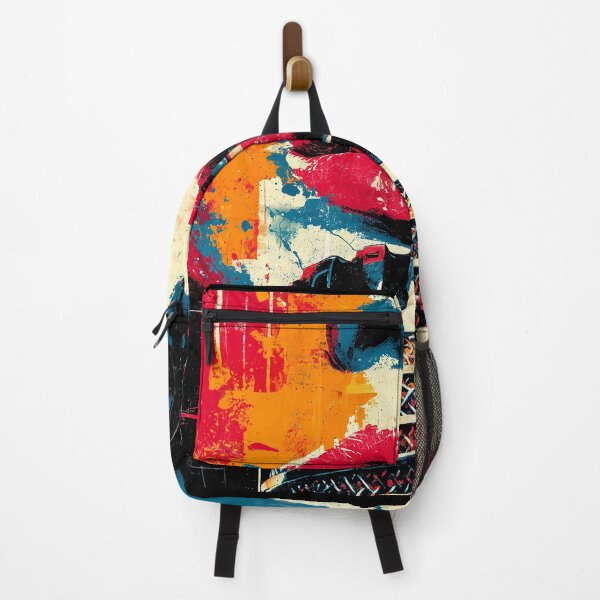 Item preview, Vintage Abstract Music Poster – Singer Lips & Micophone Colorful Grunge designed and sold by Coder-T.