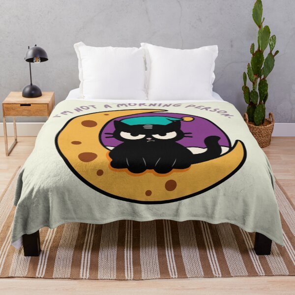 Item preview, I'm Not A Morning Person Funny Grumpy Cat T-Shirt designed and sold by GALUMARKET.