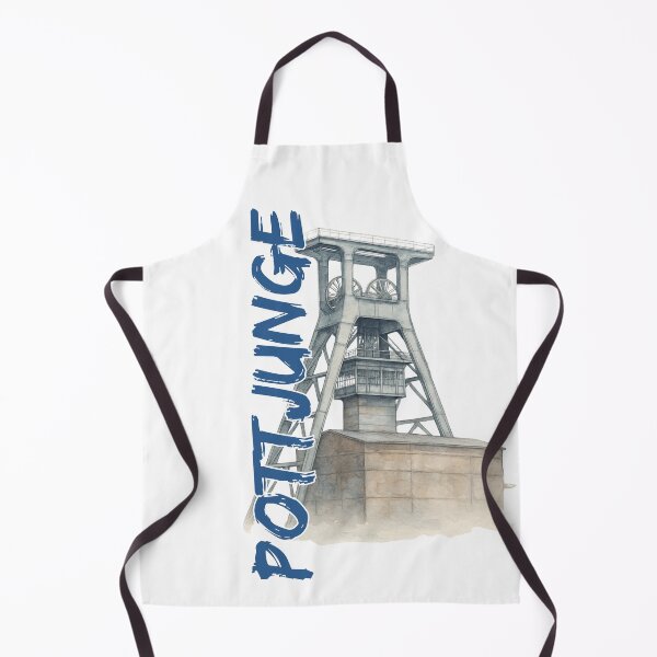 Item preview, Pottjunge – Ruhrpott Mine & Headframe Watercolor – Ruhr Area Homeland Love designed and sold by Jawoahl.