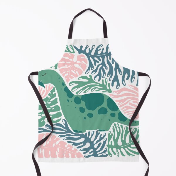 Item preview, Cute green dinosaur and abstract plants designed and sold by DarianaArt.