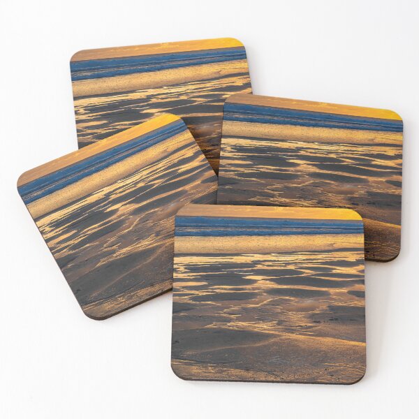 Item preview, Golden Tides - A Textural Beachscape designed and sold by Real Mindset Studio.