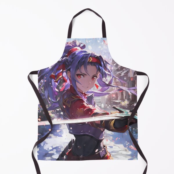 Item preview, Art Online Yuuki SAO Anime Purple Sword Snow Village Red Eyes designed and sold by Williamhallano.