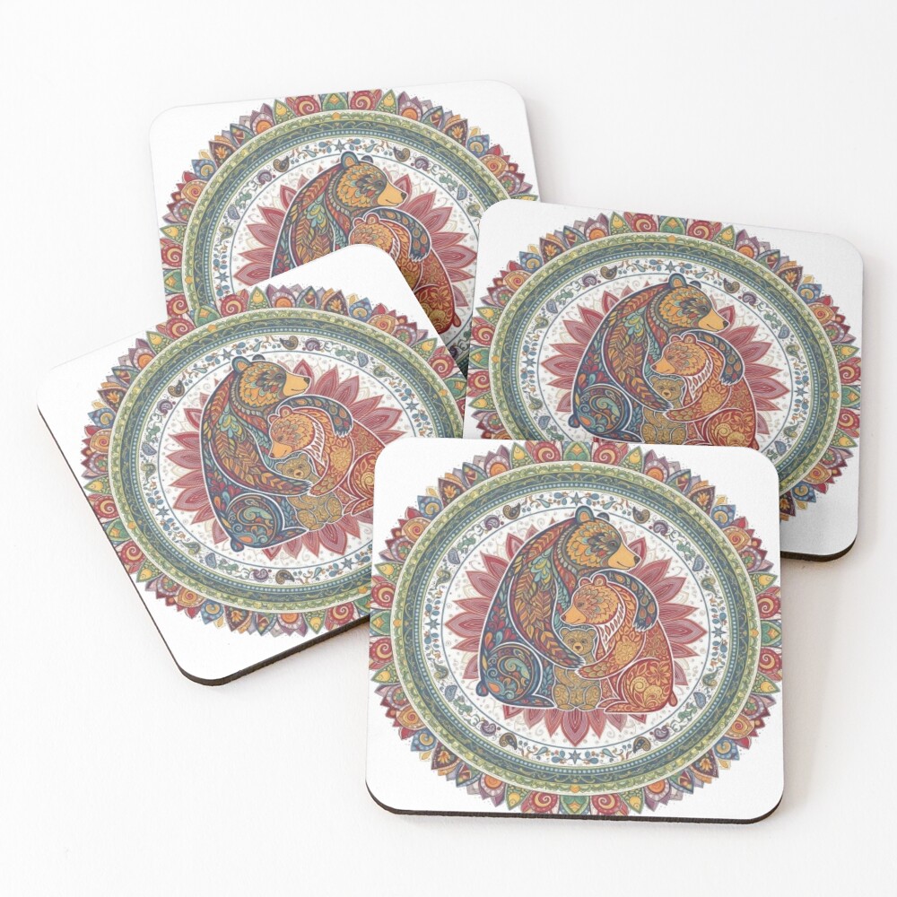 Item preview, Coasters (Set of 4) designed and sold by Runglavan.