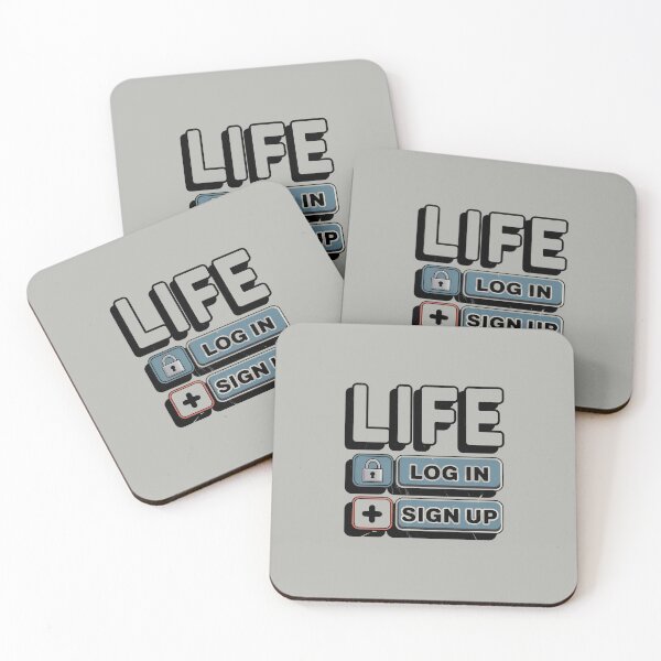 Item preview, "Life Choices – Log In or Sign Up | Streetwear Digital Art" designed and sold by HolisticFurArt.