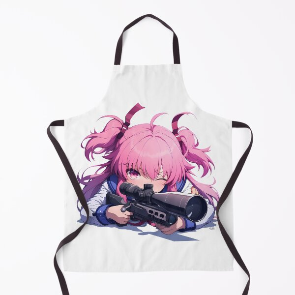 Item preview, Anime Yui Angel Beats Chibi Sniper Playful Action designed and sold by Williamhallano.