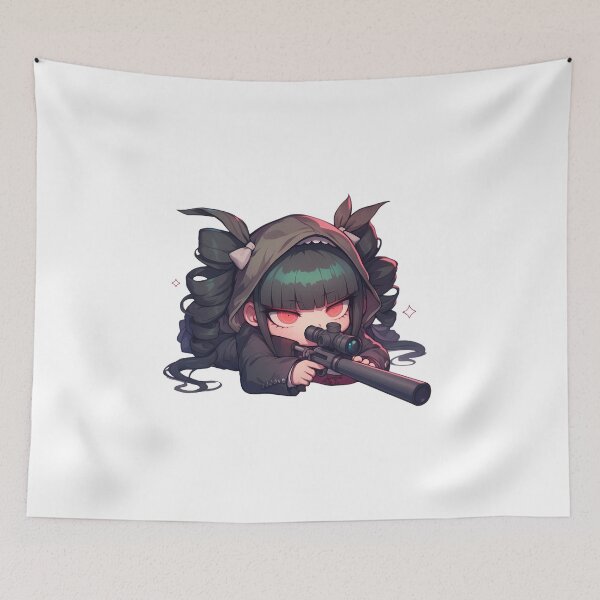 Item preview, Anime Celestia Ludenberg Danganronpa Chibi Sniper Stealth Intense designed and sold by Williamhallano.