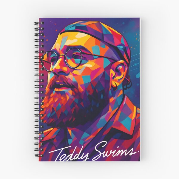 Item preview, Teddy Swims Vibrant Geometric Portrait designed and sold by DamianRoy88.