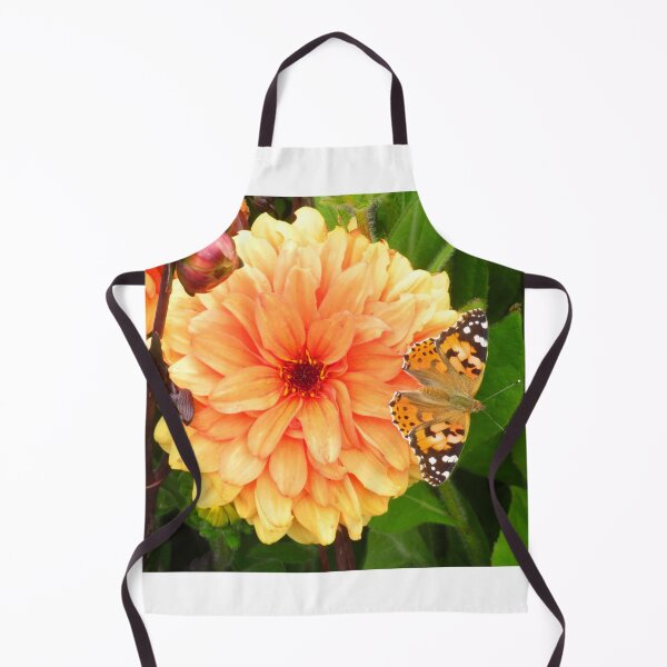 Item preview, Orange Dahlia & Painted Lady Butterfly designed and sold by wiggyofipswich.