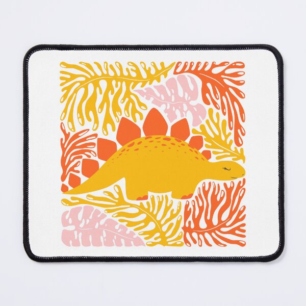 Item preview, Cute yellow dinosaur and abstract plants designed and sold by DarianaArt.