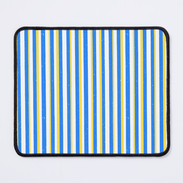 Item preview, Blue and Yellow Striped Blender Pattern on White background designed and sold by JasmineAllan.