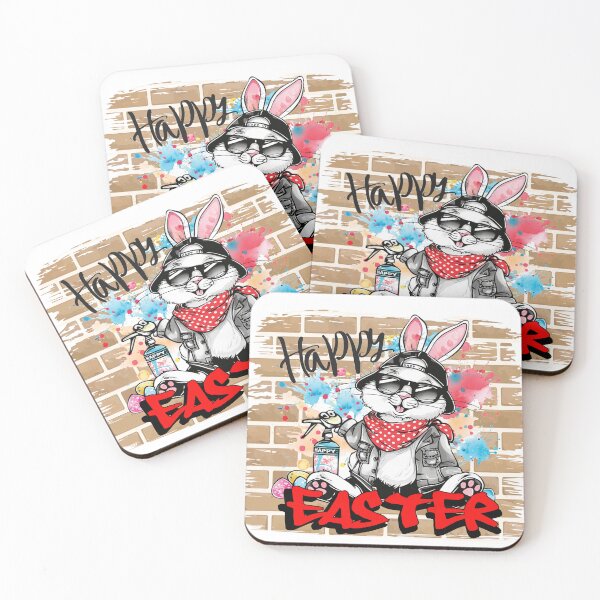 Item preview, Graffiti Easter Rabbit designed and sold by Kitty Quinn Of Wonder Design's.