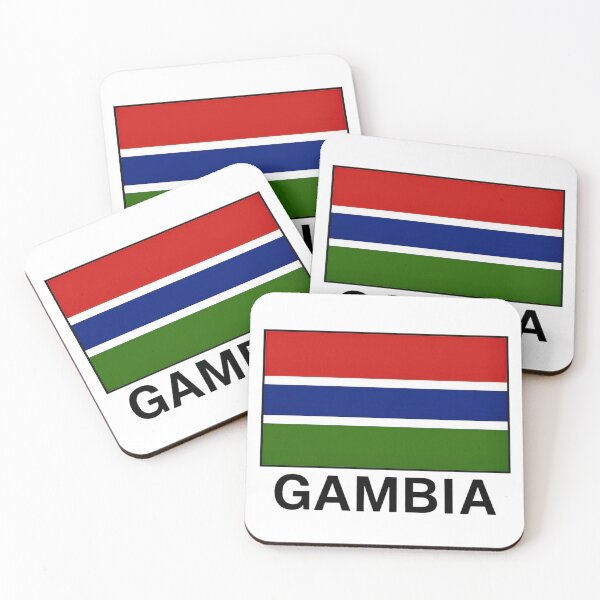 Item preview, Gambia Flag -- National Pride Design designed and sold by Myra365Art.