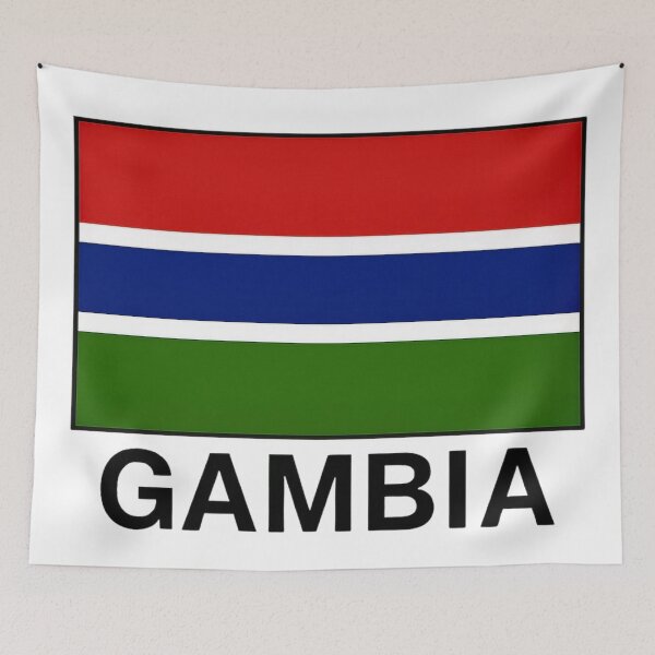 Item preview, Gambia Flag -- National Pride Design designed and sold by Myra365Art.