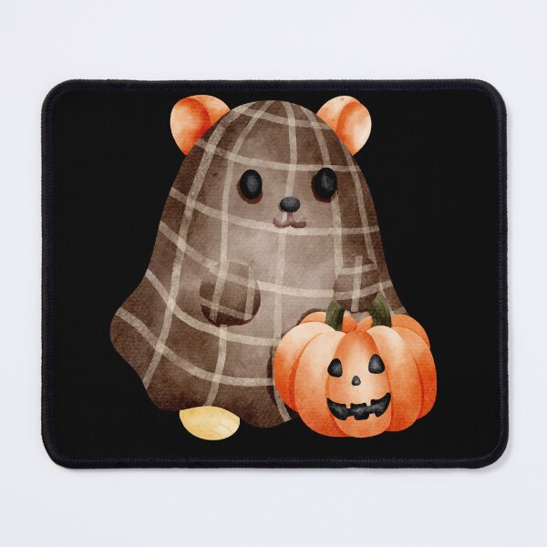Item preview, Cute Cartoon Hamster Ghost with Pumpkin | Halloween Illustration designed and sold by Pe.peach.