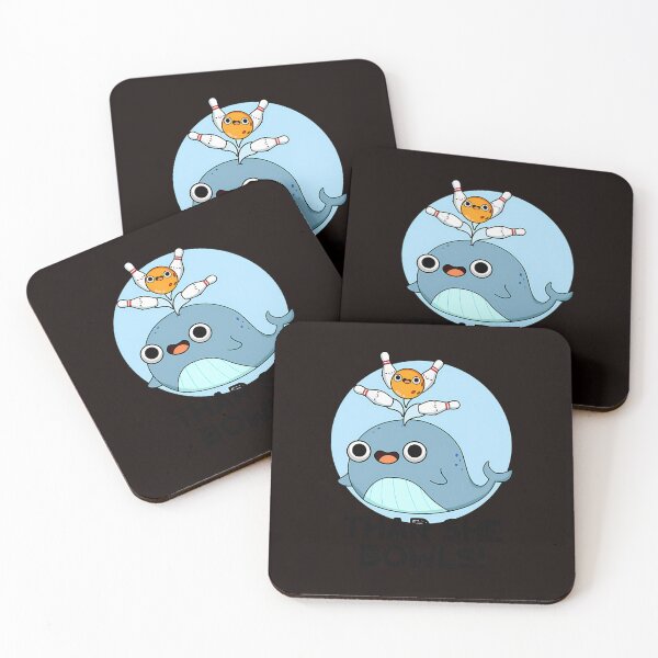 Item preview,  Thar She Bowls Funny Whale Bowling Puns designed and sold by JavertCrea.