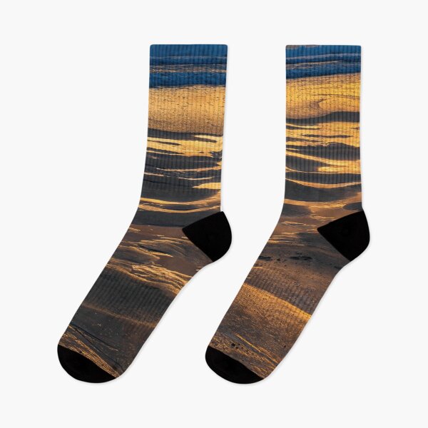 Item preview, First Light on the Sands - An Abstract Coastal Sunrise designed and sold by Real Mindset Studio.