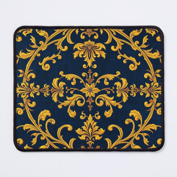 Item preview, Blue and Gold Art Nouveau Wallpaper designed and sold by momgraves.