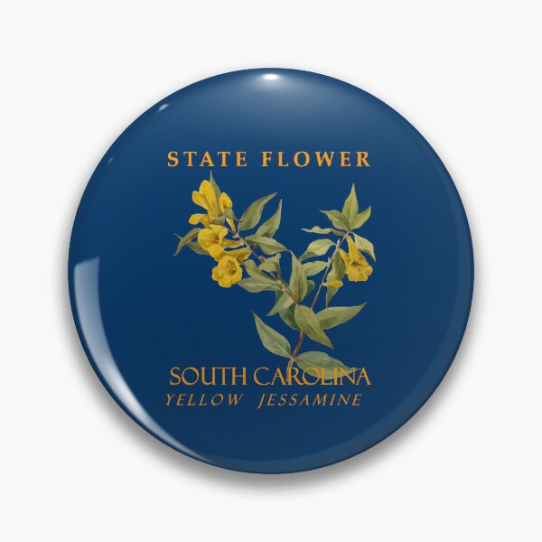Item preview, South Carolina Territory Flower Yellow Jessamine designed and sold by taiche.
