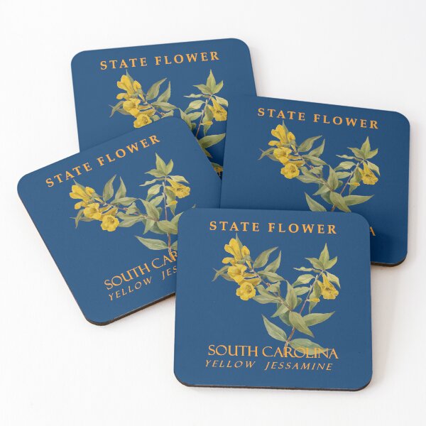 Item preview, South Carolina Territory Flower Yellow Jessamine designed and sold by taiche.
