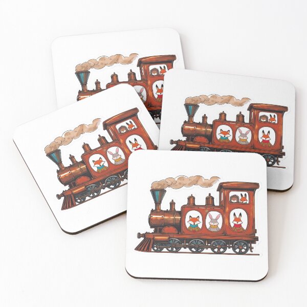 Item preview, Steam Train with Animals  designed and sold by CozyinTime.