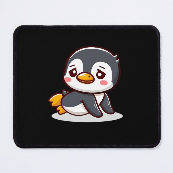 Item preview, Cute Chibi Penguin Doing Push-Ups | Funny Kawaii Workout Animal designed and sold by ColorSplash123.