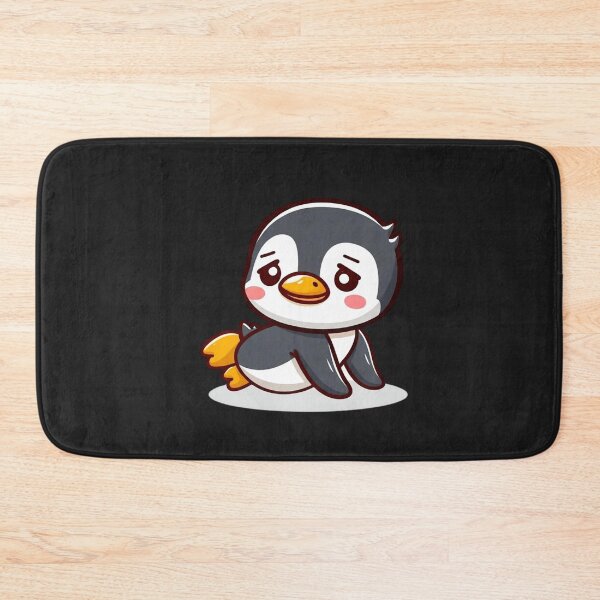 Item preview, Cute Chibi Penguin Doing Push-Ups | Funny Kawaii Workout Animal designed and sold by ColorSplash123.