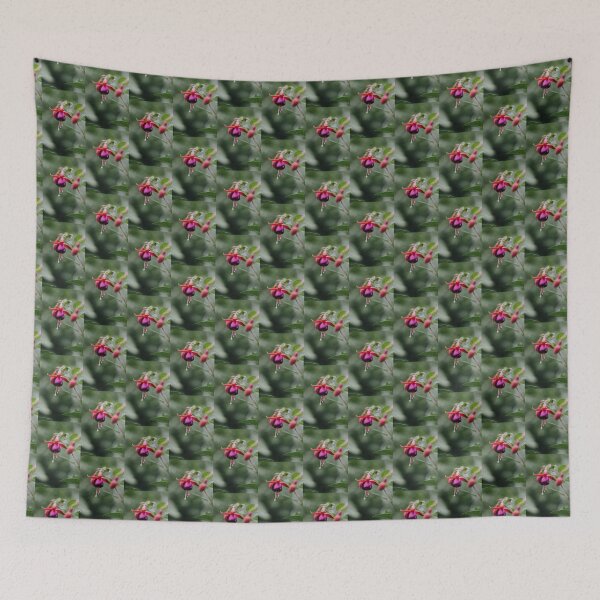 Item preview, Purple and Red Wave of Fuchsia single Bloom designed and sold by Sakurafy.