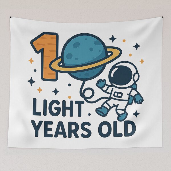 Item preview, 10 Light Years Old Astronaut 10th Birthday Kids designed and sold by Blok45.