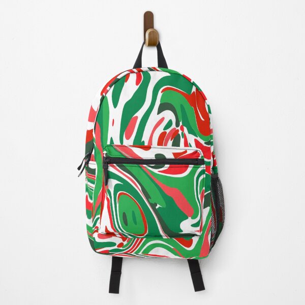 Item preview, Christmas Swirl Abstract Art – Red and Green Festive Pattern designed and sold by Zeddessay.