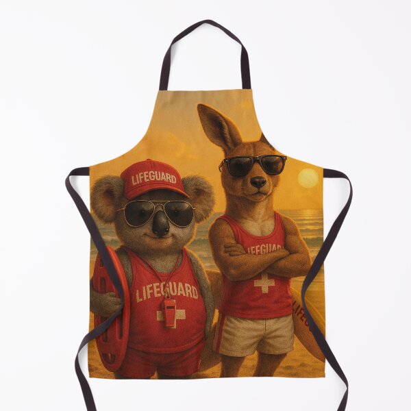 Item preview, Kangaroo and koala, cool lifeguards designed and sold by Mauswohn.