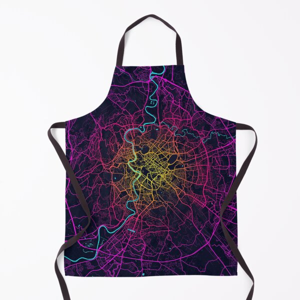 Item preview, Rome City Map of Italy - Neon designed and sold by deMAP.