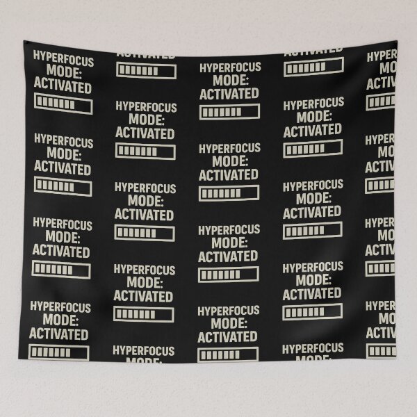 Item preview, Hyperfocus Mode Activated Shirt – Funny ADHD Neurodivergent T-Shirt designed and sold by Dredg3.
