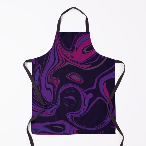 Item preview, Dark Violet Abstract Swirl – Purple and Magenta Fluid Art designed and sold by Zeddessay.