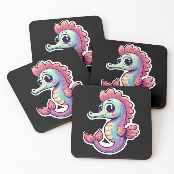 Item preview, Cute cartoon seahorse designed and sold by bvdesignart.
