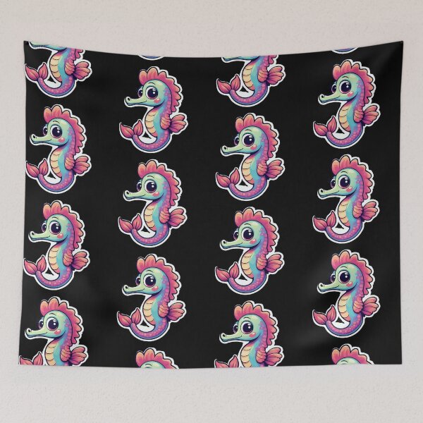 Item preview, Cute cartoon seahorse designed and sold by bvdesignart.