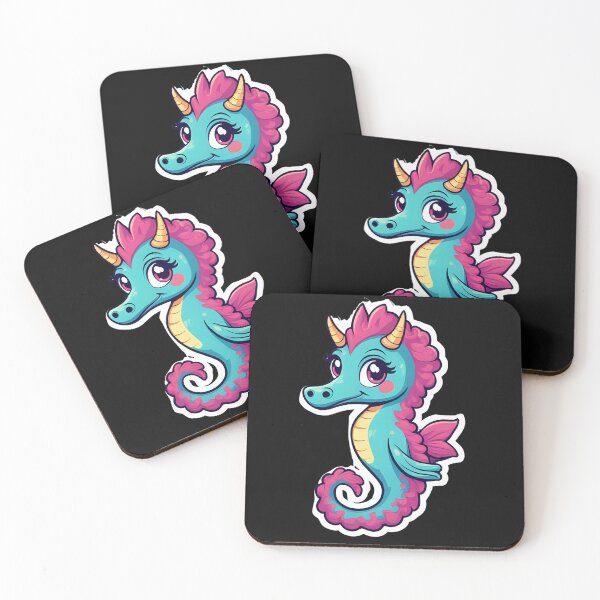 Item preview, Cute cartoon seahorse designed and sold by bvdesignart.