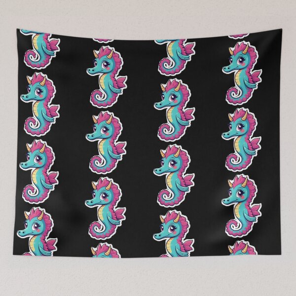 Item preview, Cute cartoon seahorse designed and sold by bvdesignart.