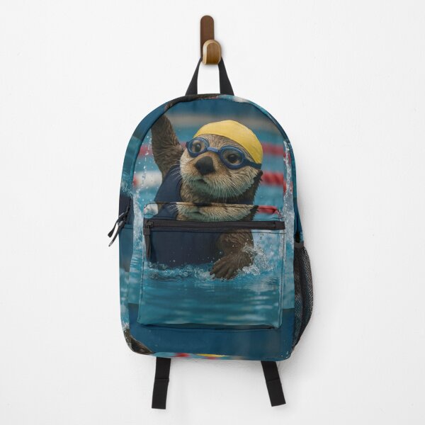 Item preview, the best swimmer, funny otter designed and sold by Mauswohn.
