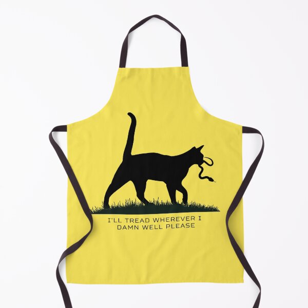 Item preview, I'll Tread Wherever I Damn Well Please, Cat and Snake designed and sold by 17trifecta.
