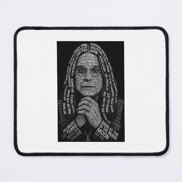 Item preview, Rock Legend Word Art Portrait – Black & White designed and sold by Iconyk Designs .