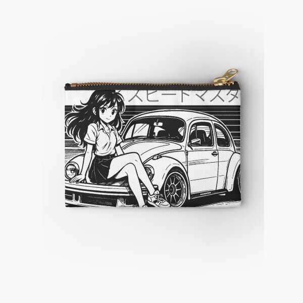 Item preview, Retro Manga Girl #04 Black designed and sold by RHADMAS.